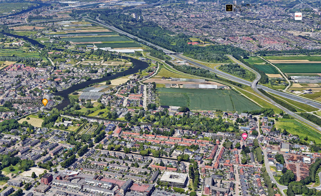 Luchtfoto Waal A15 - 2024