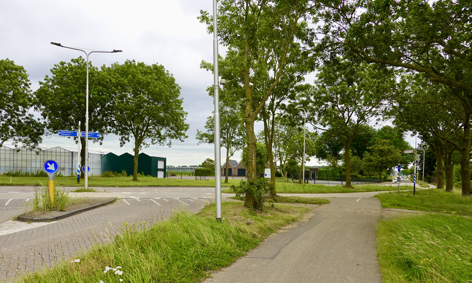 Huidige situatie Rijksstraatweg, voormalige Rijsoordsesteeg, zomer 2024 - foto: gemeente Hendrik-Ido-Ambacht