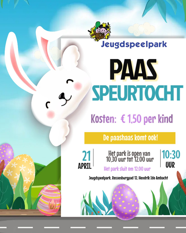 Paasspeurtocht Jeugdspeelpark