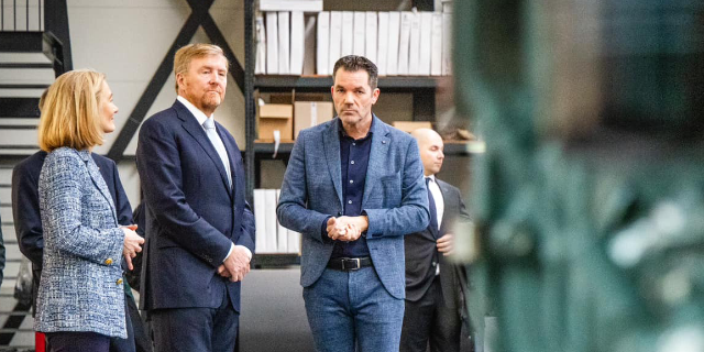 Koning Willem-Alexander bezoekt regio - foto: ANP