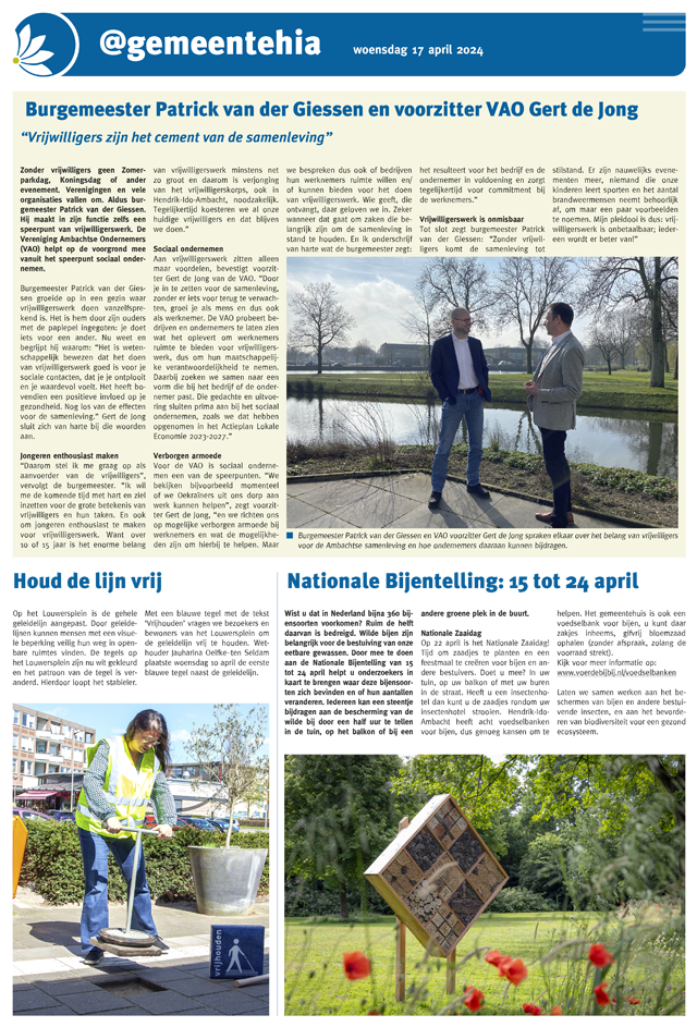 @gemeentehia 17 april 2024