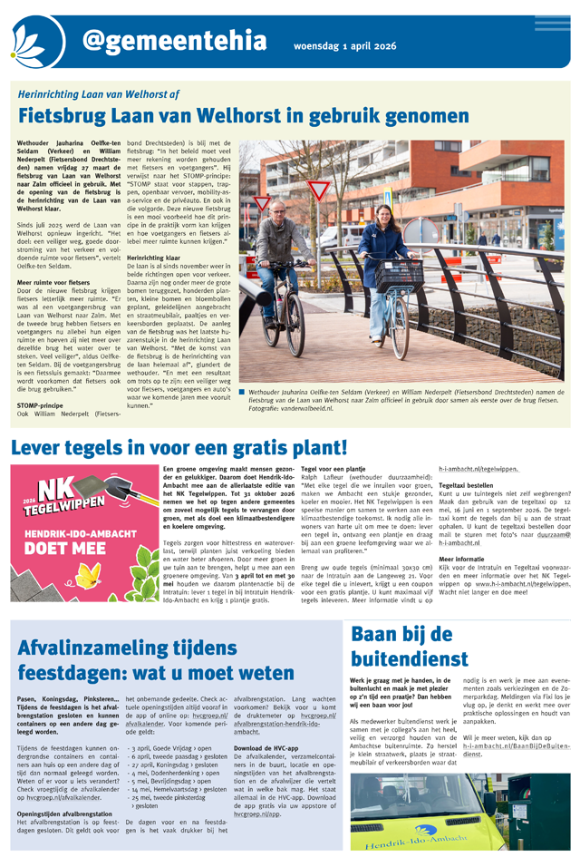 @gemeentehia 1 april 2026