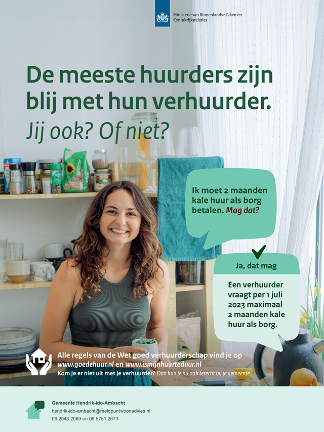 De meeste huurders zijn blij met hun verhuurder. Jij ook? Of niet?