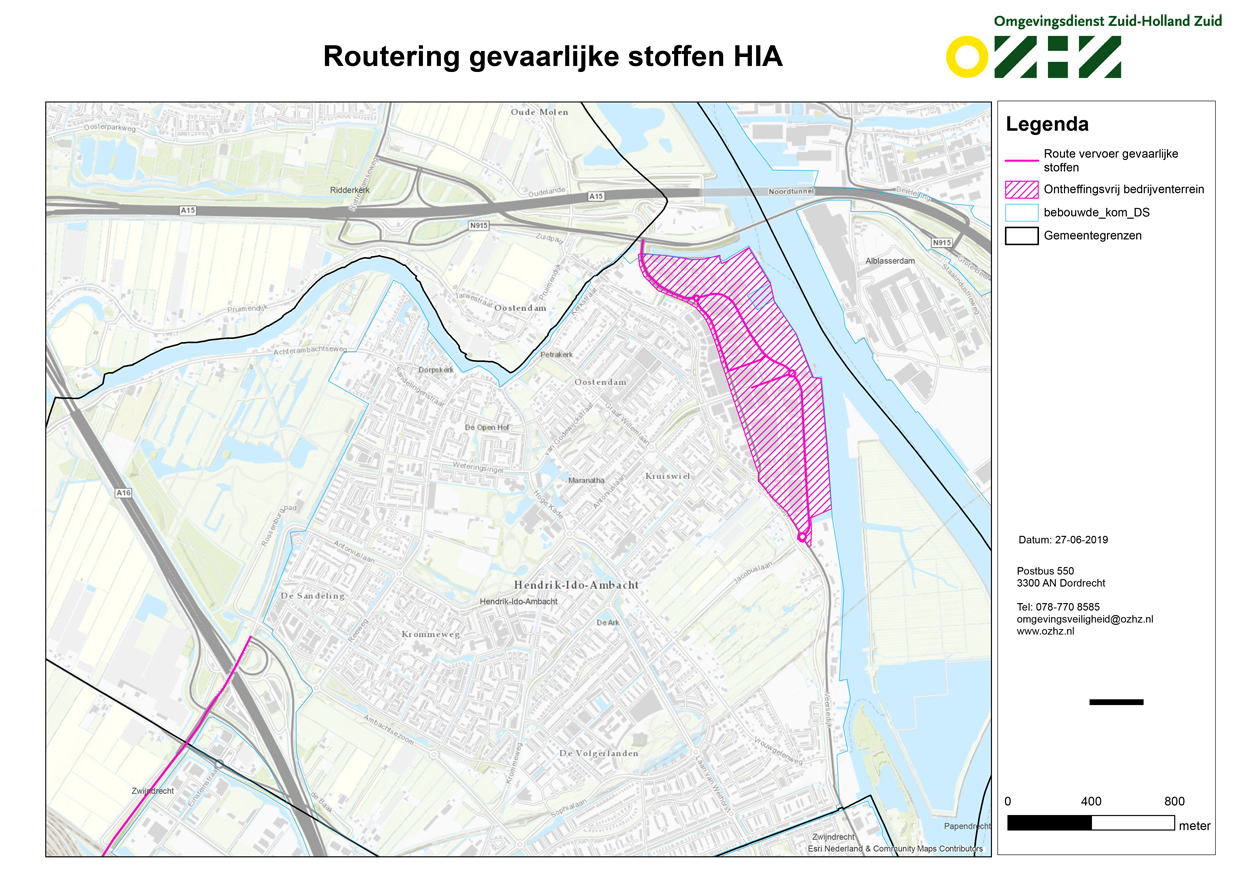 Routering gevaarlijke stoffen